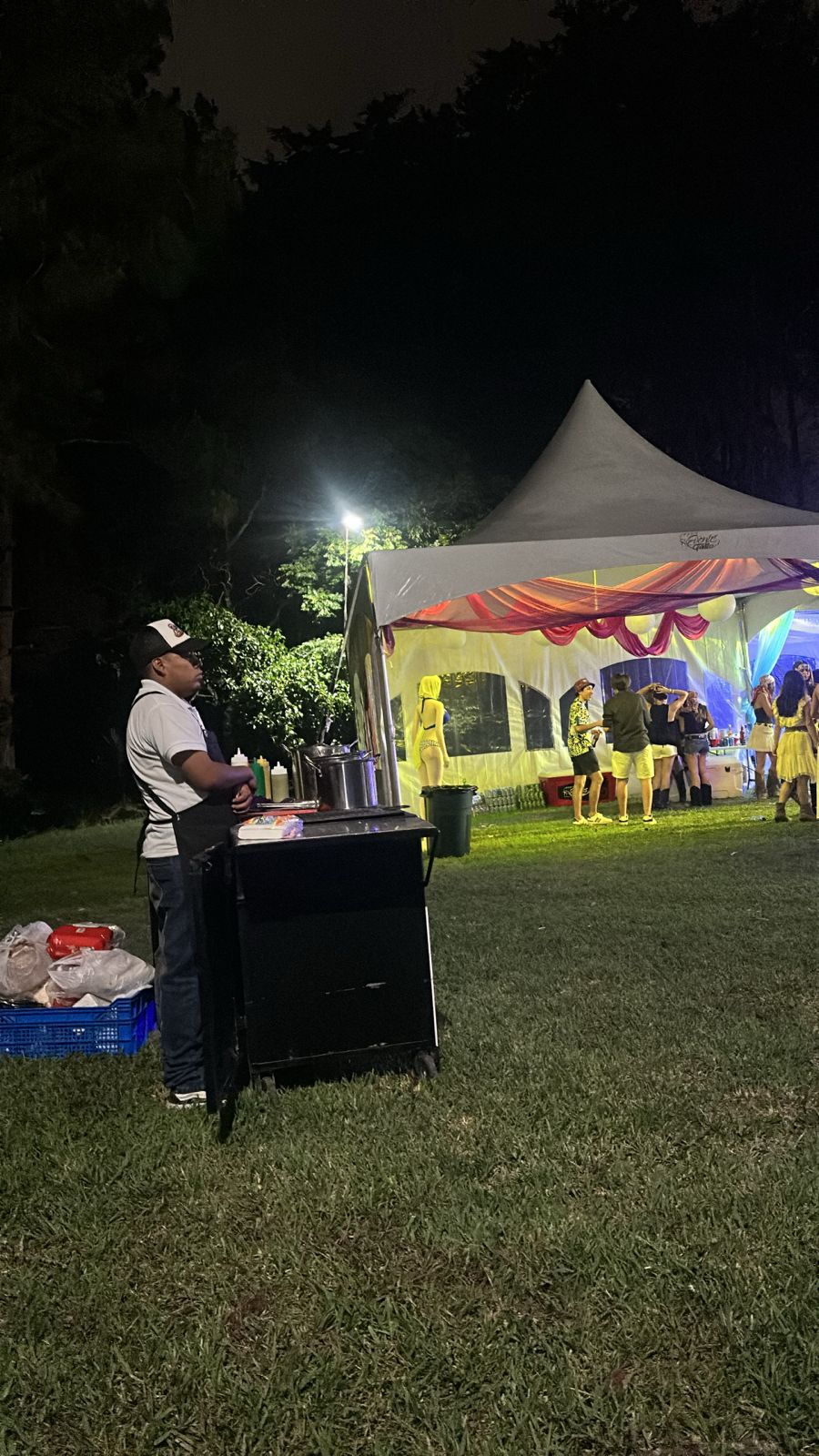 Carreta de shucos en evento Guatemala