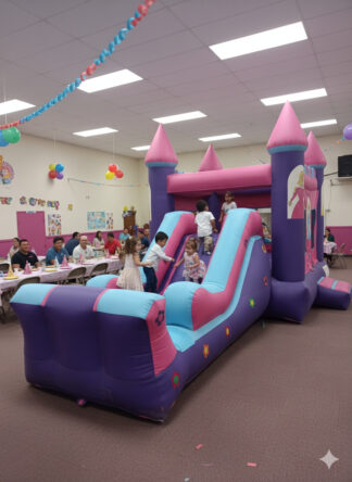 Inflable Castillo de Princesas | Diversión Mágica para Niñas - Be Party Guatemala