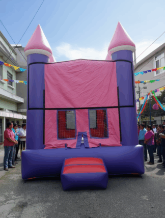 Inflable Princesa Mediano | Diversión Mágica y Segura para Niños - Be Party Guatemala